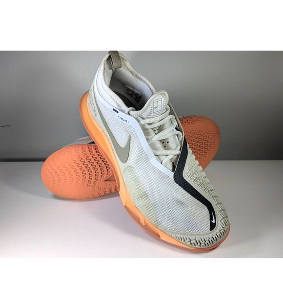 Nike Court React Vapor NXT Men’s 9.5 Tennis Shoes White Orange | CV0724-103 main image 9